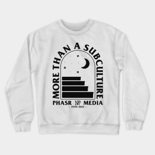 PHASR Doorway in Off Black Crewneck Sweatshirt